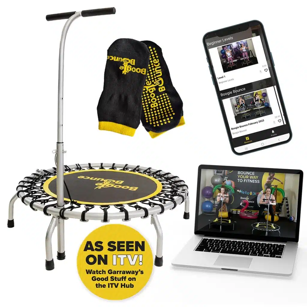 Boogie Bounce Rebounder | The Elite Mini Trampoline Bundle