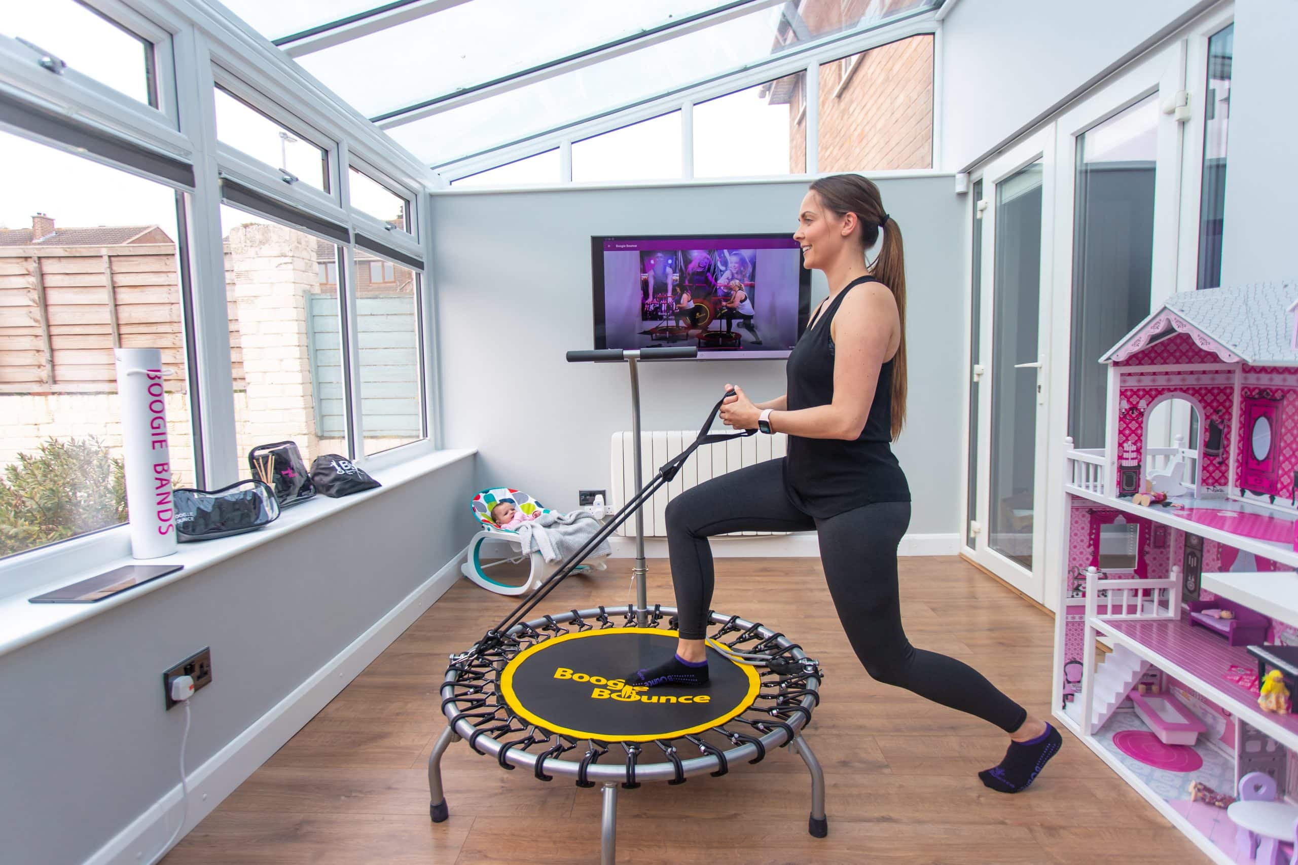 Rebounding after pregnancy and birth.